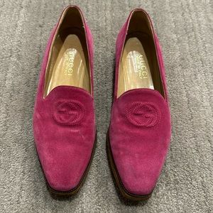 Gucci suede shoe